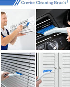 4 PCS Multi Purpose Small Crevice Cleaning Brushes for Tight Narrow Space, Small Scrub Brush Set for Scrubbing Cleaning Kitchen Sink Bathroom Shower Corner Household Use