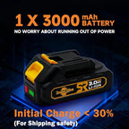 20V MAX Cordless Drill, Power Tool Combo Kit with 1x Battery and Charger, 23pcs Drill Bits, Variable Speed, for DIY/Wood/Wall/Metal/Home Repair