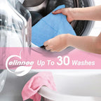 Disposable Dish Cloths Paper Towels, Domestic Cleaning Towels, Multipurpose Quick-Dry Rag Dish Cloths Heavy Duty Handy Wipes for Kitchen 75 Count 14.2"X15.7", Red