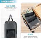 Laundry Bag Backpack, Extra Large Travel Laundry Bag with Mesh Pocket & Adjustable Shoulder Straps,Dirty Clothes Travel Bag for College Students Dorm,Apartment(Grey)