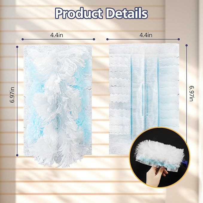 Duster Refills for Swiffer Dusters, 35 Count Disposable Duster Refill Heavy Duty Dusters Refills Replacement Head