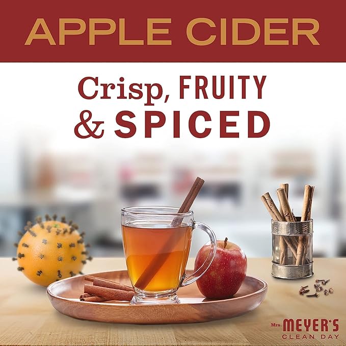 Mrs. MEYER'S CLEAN DAY Acorn Spice + Apple Cider Variety, 1 Multi-Surface Cleaner, 16 OZ, 1 Multi-Surface Cleaner, 16 OZ, 1 CT Acorn Spice + Apple Cider
