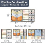 DIMJ Drawer Organizer Clothes Storage - 24 Pack Baby Dresser Organizer for Nursery, Foldable Closet Drawer Organizer Bins for Bedroom Organization, Fabric Storage Dividers for Socks, Underwears, Bras