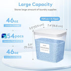 Lifewit Laundry Pods Container with Pop-up Lid, Laundry Room Organization, Dryer Sheet Holder for Washing Powder Scent Booster Beads, 2700 ml/0.72gal,4 Pcs