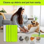 Replacement Microfiber Mop Pads for Libman Rinse 'n Wring Mop and Bucket System, Washable Reusable Wet & Dry Cleaning Refill Head for Multi-Surface Floor-6 Pack