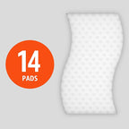 Amazon Basics Extra Durable Cleaning Erasers, Removes Scuff Marks and Dirt from Walls, Floors and Doors, 2 Packs of 7