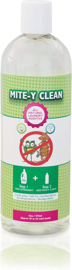 Mitey Clean All-Natural Hypoallergenic Laundry Additive - 16 Fl Oz - Allergy Irritant & Odor Remover, Safe for Sensitive Skin & Fabrics, Eco-Friendly Formula