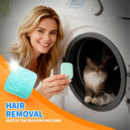 SOPAMI Washing Machine Cleaner Tablets for Pet Owners, Deep Cleaning HE Front Load and Top Load Washer, Septic Safe, Removes Stubborn Pet Hair and Odors