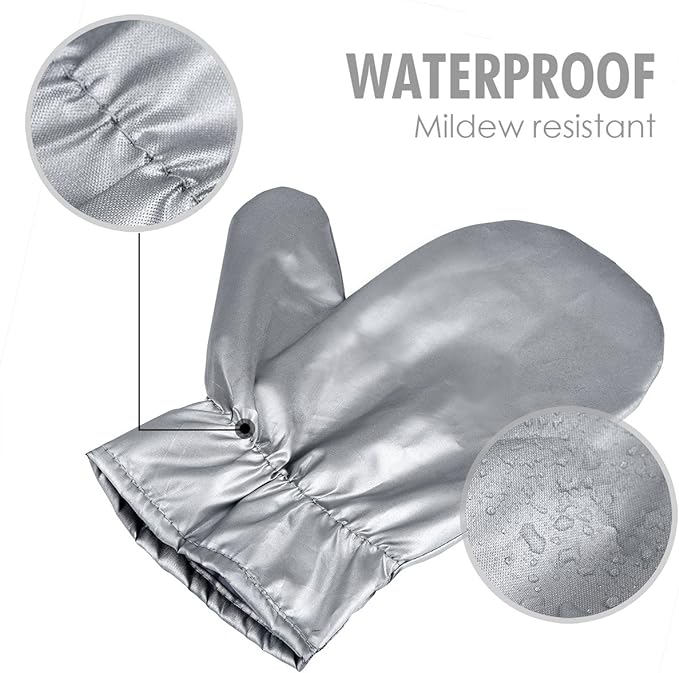 Garment Steamer Ironing Gloves Flexible Anti Steam Mitt Heat Resistant Waterproof Protective Ironing Glove for Steaming Clothes -1 Pair