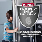 Weiman Stainless Steel Cleaner Kit - Removes Fingerprints, Residue, Water Marks, and Grease