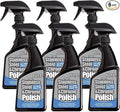 Flitz Stainless Steel Polish Protectant - 16oz Bottle, USA-Made Ceramic Coating for Stainless Steel Appliances, Repels Fingerprints & Water Spots - Aluminum & Chrome Polish & Protectant (6 Pack)
