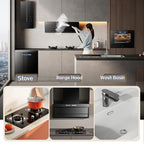 Handheld Steam Cleaner [One Click Clean] Steamer for Cleaning 10-in-1 High Pressure Steam Cleaner for Home/Car Detailings/Fabric etc. Separate Design|Digital Display|Two Cleaning Methods