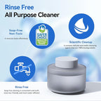 Electric Spin Scrubber 2 in 1 Scrubber Brush & Cleaning Spray with No-Rinse Formula Cleaner IPX7 Full Body Waterproof Bathroom Cleaning Brush With 6 Brush Heads for Kitchen,Bathroom, Grill，Tile