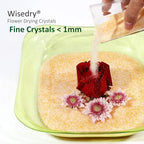 wisedry Silica Gel Flower Drying Crystals - 5 LBS, Fine Crystals < 1mm, Color Indicating, Reusable