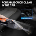 Handheld Vacuum Cordless,Powerful Suction 30Mins Long Runtime, Dust Busters Cordless Rechargeable with Two Washable Filters,Wet and Dry Hand Held Vacuum Cordless for Home, Car or Office