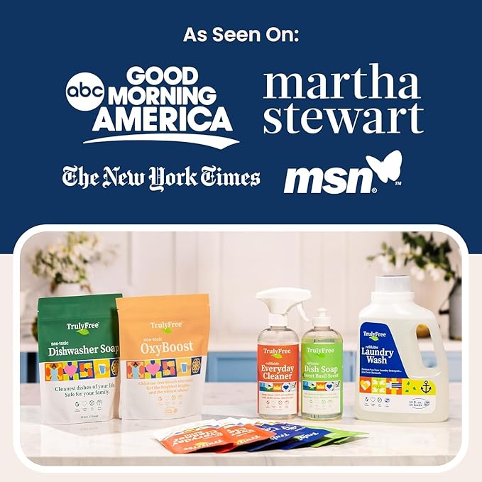 Automatic Dishwasher Detergent Powder - Concentrated Dishwashing Detergent, Dish Soap, Hard Water Stain Remover, Kitchen Cleaning Supplies, No Harmful Ingredients - 12.5 oz (Pack of 1)