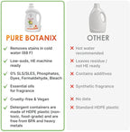 Citrus Organic Plant- Based Laundry Detergent 68 Fl Oz | 66 Loads, Natural Hypoallergenic Non-Toxic Soap for Sensitive Baby Skin. Concentrated Enzyme Stain Remover, Sulfate Free