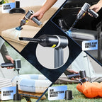 Mini Vacuum Cleaner, 3 in 1 Cordless Handheld Vacuum Cleaner, 13000Pa High Power Car Vacuum Cleaner with Brushless Motor,Adjustable Car Vaccum Portable Cordless for Cars,Desktop-DBS03