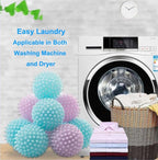 Reusable Laundry Dryer Balls - Eco Friendly Fabric Softener Alternatives Soften and Fluff Laundry Wrinkle Release(Set of 4 Random Color)