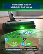 Tineco Pure ONE A50S Cordless Stick Vacuum Cleaner, 185W Suction,1L Larger Dustbin, 3DSense Power Brush, PureCyclone Tech, Easily Tackles Large Debris