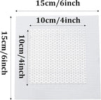 6PCS 4” Drywall Repair Kit, Aluminum Wall Patch with Galvanized Plate, Self Adhesive Fiberglass Dry Wall Hole Patches for Drywall Ceiling Sheetrock