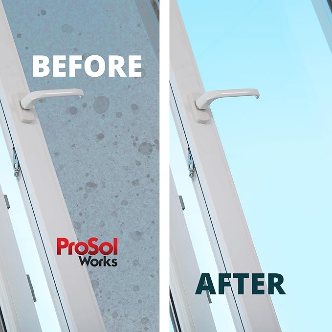 Glass Cleaner 16 oz - All Purpose Cleaning Spray for Glass Doors & Windows, Mirrors & Chrome Surfaces - Glasses Spray Helps Remove Smudges, Fingerprints, Rain Spots & Oil - Glass Cleaners