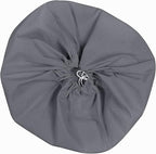 Urban Villa Laundry Bag Canvas|Dirty Clothes Travel Laundry Bag|Machine Washable|Reusable College Hostel Hamper Liner Bag for Garments Delicates Drawstring Closure 1 Pack Grey Color|Size 28X36 Inches