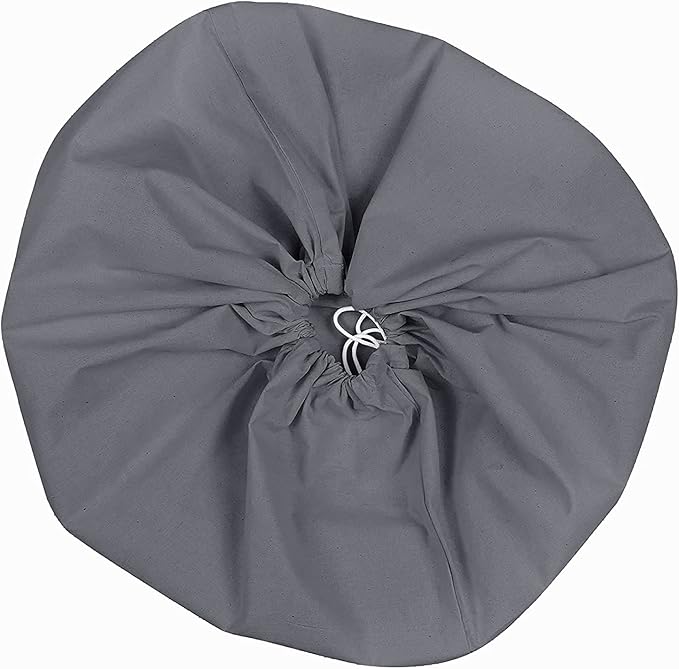 Urban Villa Laundry Bag Canvas|Dirty Clothes Travel Laundry Bag|Machine Washable|Reusable College Hostel Hamper Liner Bag for Garments Delicates Drawstring Closure 4 Pack Grey Color|Size 28X36 Inches