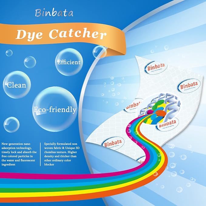 Color Grasper for Laundry 76 Count, Fragrance Free Dye Catcher Essential for Home Use, Dye Guard Grabber Sheets for Laundry in-Wash Sheets