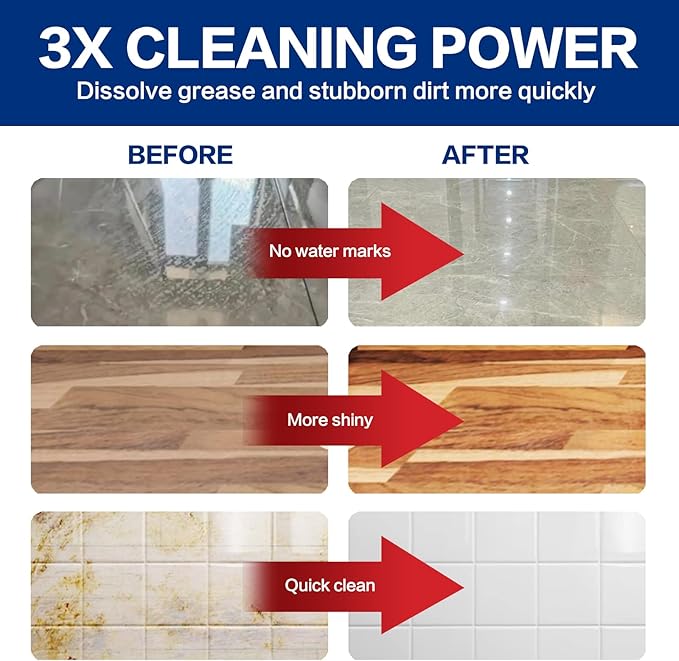 Multi-Surface Floor Cleaning Solution Compatible with Tineco Vacuum Mop, Cleaner Refill for All Mopping Robot Vacuums and Cordless Wet/Dry Mops (4 Bottle Pack, Original)