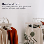 Naturally It's Clean Stain Eraser, Natural Enzymes Based/Biodegradable Instant Stain Removal, Spot Wipe Removes Wine, Coffee, Soda, Spills, Odor on Clothes, Bags, 60 Count (Pack of 1)