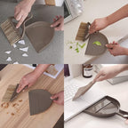 Mini Broom and Small Dustpan Brush - Mini Broom and Dustpans, Small Broom and Dustpan Set, Mini Dustpan and Brush Set, Hand Broom and Dustpan Set for Home and Pets.