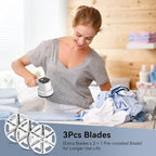 Fabric Shaver Lint Remover: Rechargeable Lint Shavers for Clothes with LED Display 3 Speeds and 6-Leaf Blades, Portable Electric Lint Shaver to Remove Fuzz Ball Pilling from Sweater Furniture