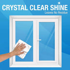 MiracleWipes for Glass, Disposable and Streak Free Cleaning Wipes for Mirrors, Windows, Kitchen, Home, and Auto- 30 Count