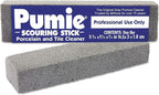 PUMIE Pumice Scouring Stick for Cleaning Toilet Rings Stain & Hard Water Rings, Extra Strong Heavy Duty Pumice Stone for Toilet Cleaning, Rust, Grills, Tough Bathroom, Ovens, Pools & Tubs - Pack of 1