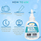 Home Remover Gel, 2 Pack Washing Machine Cleaner for Washing Machine, Refrigerator Strips, Grout Cleaner for Tiles Grout Sealant Bathroom Cleaning Kitchen Sinks, Front Load Washer Cleaning Solution