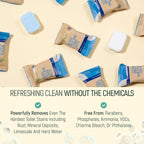 Natural Toilet Bowl Cleaning Tablets - Eco Friendly Products & Cleaning Supplies Bathroom Cleaner Refill Tablet Pack Of 12/24/48 Tabs (24)