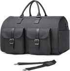 seyfocnia Convertible Travel Garment Bag,Carry on Garment Duffel Bag for Men Women - 2 in 1 Hanging Suitcase Suit Business Travel Bag