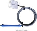 59 Inch Drain Cleaner Brush, Pipe Cleaner Clog Remover for Cleaning Sink, Bathtub,kitchen, AC Pipe,Shower Drain