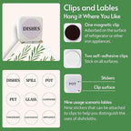 Swedish Dishcloths for Kitchen, 8 Pack Green Reusable Paper Towels with Clips, Non-Scratch Swedish Kitchen Towels, Super Absorbent Cellulose Sponge Cloths, Dishwasher Safe, No Odor