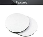 Utoolmart 7 Inch Scrubber Scouring Pads 1200 Grits Drill Scuffing Disc Hoop and Loop Surface Conditioning Disc Gray 2Pcs