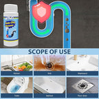 4PCS Wild Tornado Pipe Dredge,Strong Drain Cleaner for Kitchen, Powerful Sink Cleaner for Kitchen Toilet Pipeline Quick Cleaning Tool