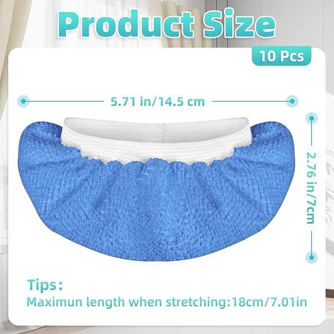 10 Pack Microfiber Cloth for Handheld Steam Shot, Steam Cleaner Accessories, Reusable Washable Steam Mop Pads Compatible with Most of Handheld Steam Shot/Cleaners （Blue）