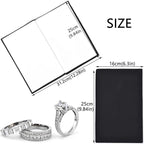 SEVENWELL Silver Polishing Cloth, Jewelry Cleaner Cloth for Sterling Silver Jewelry, Gold, Platinum, Silverware, Diamonds, Gemstones, Coins (Black)