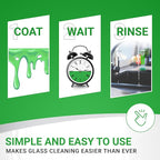 KLEAR Kryptonite Multipurpose Glass Cleaner |Powerful Cleaning 5-1 Combo | Glass Friendly & Alcohol-Free Glass Cleaner| Coat, Relax, Rinse| 9 oz (Pack of 1)