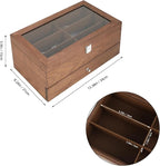 Wooden Sunglasses Organizer Box, Eyewear Display Eyeglass Case, Glasses Storage Box Sunglass Holder Gifts