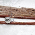 Deluxe Walking Sticks | Rosewood Crafted Cane with Solid Brass Chrome Decorative Bars | Nagina International