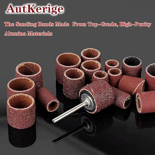 1 Inch 334 PCS Sanding Discs, 60 to 10000 Grit Silicon Carbide Hook and Loop Sandpaper for Wet Dry Sanding, with 1/8" & 1/4" Shank Backing Pads, Rotary Tool Accessories Kit