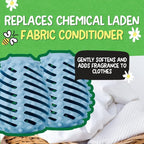 Ecoegg Dryer Balls – 2-Pack | Reduces Drying Time by Up to 28% | Replaces Wool Dryer Balls & Dryer Sheets | Softens & Freshens Laundry | Hypoallergenic | Fresh Linen Scent Boosters