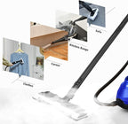 COSTWAY 2000W Multipurpose Steam Cleaner with 19 Accessories, Household Steamer w/ 1.5L Tank for Chemical-Free Cleaning, Heavy Duty Rolling Cleaning Machine for Carpet, Floors, Windows and Cars (Blue)